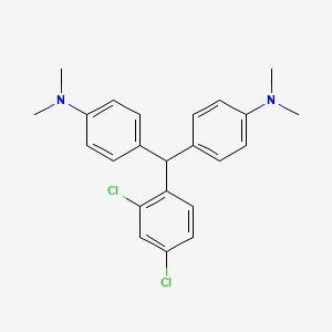 molecular formula C23H24Cl2N2 B2662352 4,4'-((2,4-Dichlorophenyl)methylene)bis(N,N-dimethylaniline) CAS No. 36526-68-8