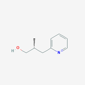 (2R)-2-Methyl-3-pyridin-2-ylpropan-1-ol