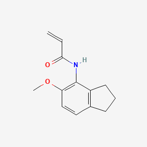 N-(5-Methoxy-2,3-dihydro-1H-inden-4-yl)prop-2-enamide