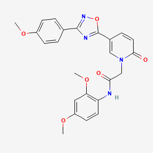 3-[3-(2-chlorophenyl)-1,2,4-oxadiazol-5-yl]-1-(4-methylphenyl)pyridazin-4(1H)-one