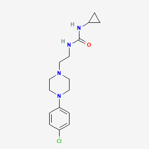 1-(2-(4-(4-Chlorophenyl)piperazin-1-yl)ethyl)-3-cyclopropylurea