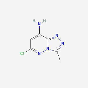 6-Chloro-3-methyl-[1,2,4]triazolo[4,3-b]pyridazin-8-amine