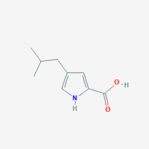 4-(2-methylpropyl)-1H-pyrrole-2-carboxylic acid