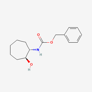 benzyl N-[(1S,2S)-2-hydroxycycloheptyl]carbamate