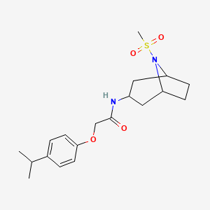 2-(4-isopropylphenoxy)-N-(8-(methylsulfonyl)-8-azabicyclo[3.2.1]octan-3-yl)acetamide