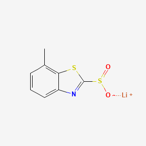 Lithium(1+) ion 7-methyl-1,3-benzothiazole-2-sulfinate