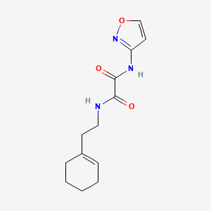molecular formula C13H17N3O3 B2662560 N1-(2-(环己-1-烯-1-基)乙基)-N2-(异噁唑-3-基)草酰胺 CAS No. 899974-51-7