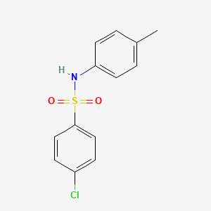 molecular formula C13H12ClNO2S B2662566 4-chloro-N-(4-methylphenyl)benzenesulfonamide CAS No. 4279-74-7