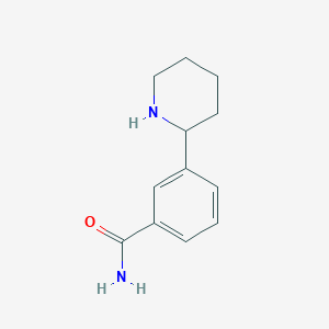 3-(Piperidin-2-yl)benzamide