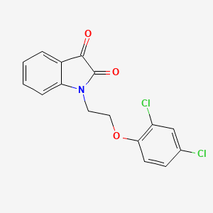 1-[2-(2,4-Dichlorophenoxy)ethyl]indole-2,3-dione
