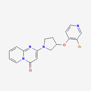 2-[3-(3-Bromopyridin-4-yl)oxypyrrolidin-1-yl]pyrido[1,2-a]pyrimidin-4-one