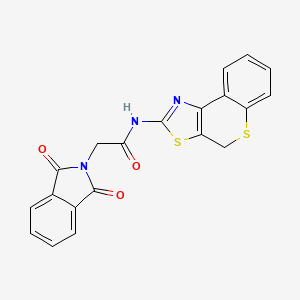 2-(1,3-dioxoisoindolin-2-yl)-N-(4H-thiochromeno[4,3-d]thiazol-2-yl)acetamide