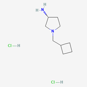 (R)-1-(Cyclobutylmethyl)pyrrolidin-3-amine dihydrochloride