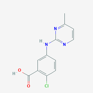 2-Chloro-5-[(4-methylpyrimidin-2-yl)amino]benzoic acid
