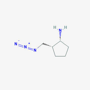 (1R,2R)-2-(Azidomethyl)cyclopentan-1-amine