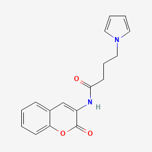 N-(2-oxo-2H-chromen-3-yl)-4-(1H-pyrrol-1-yl)butanamide