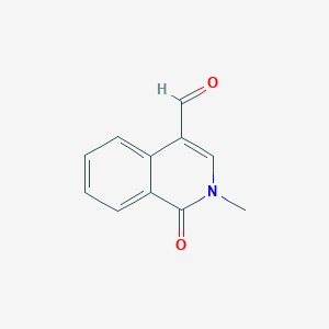 2-Methyl-1-oxo-1,2-dihydroisoquinoline-4-carbaldehyde