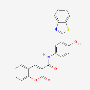 N-(3-(benzo[d]thiazol-2-yl)-4-hydroxyphenyl)-2-oxo-2H-chromene-3-carboxamide