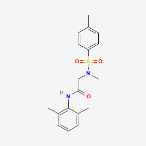 N-(2,6-dimethylphenyl)-2-[methyl-(4-methylphenyl)sulfonylamino]acetamide