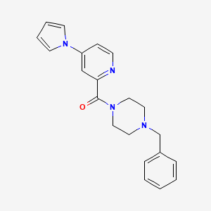 (4-(1H-pyrrol-1-yl)pyridin-2-yl)(4-benzylpiperazin-1-yl)methanone