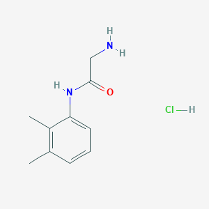 molecular formula C10H15ClN2O B2662817 2-amino-N-(2,3-dimethylphenyl)acetamide hydrochloride CAS No. 1049751-82-7