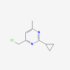 4-(Chloromethyl)-2-cyclopropyl-6-methylpyrimidine