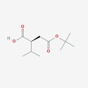 (S)-4-(Tert-butoxy)-2-isopropyl-4-oxobutanoic acid