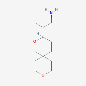 2-(2,9-Dioxaspiro[5.5]undecan-3-yl)propan-1-amine