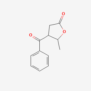 molecular formula C12H12O3 B2662958 4-苯甲酰基-5-甲基二氢呋喃-2(3H)-酮 CAS No. 101563-78-4