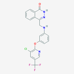 4-((3-((3-Chloro-5-(trifluoromethyl)-2-pyridinyl)oxy)anilino)methyl)-1(2H)-phthalazinone