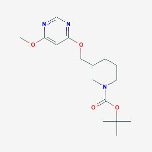 tert-Butyl 3-(((6-methoxypyrimidin-4-yl)oxy)methyl)piperidine-1-carboxylate