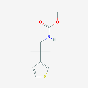 Methyl (2-methyl-2-(thiophen-3-yl)propyl)carbamate