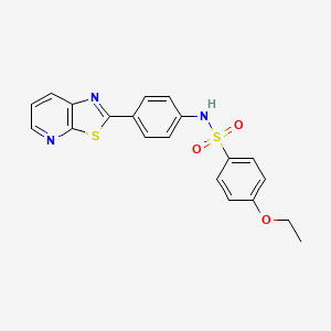 4-ethoxy-N-(4-(thiazolo[5,4-b]pyridin-2-yl)phenyl)benzenesulfonamide