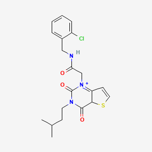 N-[(2-chlorophenyl)methyl]-2-[3-(3-methylbutyl)-2,4-dioxo-1H,2H,3H,4H-thieno[3,2-d]pyrimidin-1-yl]acetamide