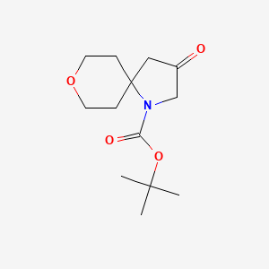 molecular formula C13H21NO4 B2663085 Tert-butyl 3-oxo-8-oxa-1-azaspiro[4.5]decane-1-carboxylate CAS No. 2169630-15-1