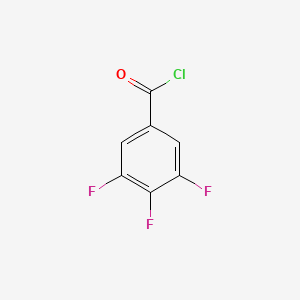molecular formula C7H2ClF3O B2663088 3,4,5-Trifluorobenzoyl chloride CAS No. 177787-26-7; 17787-26-7