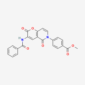 methyl 4-[3-(benzoylamino)-2,5-dioxo-2H-pyrano[3,2-c]pyridin-6(5H)-yl]benzenecarboxylate