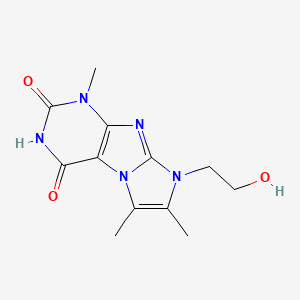 8-(2-hydroxyethyl)-1,6,7-trimethyl-1H-imidazo[2,1-f]purine-2,4(3H,8H)-dione