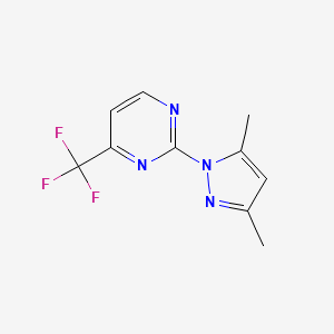 2-(3,5-Dimethylpyrazol-1-yl)-4-(trifluoromethyl)pyrimidine