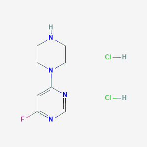 4-Fluoro-6-(piperazin-1-yl)pyrimidine dihydrochloride