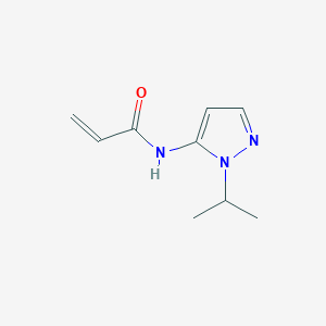 molecular formula C9H13N3O B2663161 N-(2-propan-2-ylpyrazol-3-yl)prop-2-enamide CAS No. 1155979-53-5