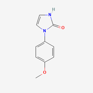 molecular formula C10H10N2O2 B2663180 1-(4-methoxyphenyl)-2(1H,3H)-imidazolone CAS No. 155431-24-6