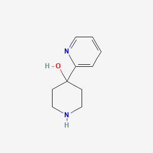 molecular formula C10H14N2O B2663231 4-(2-Pyridinyl)-4-piperidinol CAS No. 172734-32-6; 50461-56-8