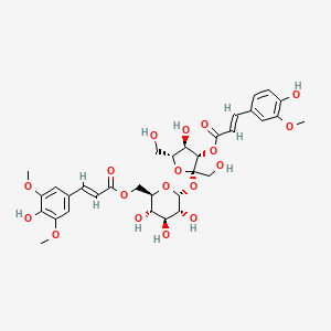 molecular formula C33H40O18 B2663256 Arillanin A CAS No. 154287-47-5
