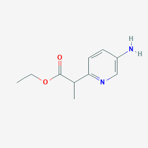 Ethyl 2-(5-aminopyridin-2-yl)propanoate