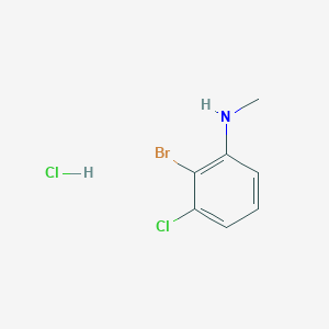 2-bromo-3-chloro-N-methylaniline hydrochloride