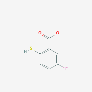 molecular formula C8H7FO2S B2663414 甲基5-氟-2-巯基苯甲酸酯 CAS No. 104456-81-7
