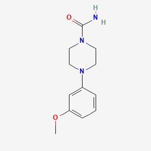 molecular formula C12H17N3O2 B2663419 4-(3-甲氧基苯基)哌嗪-1-甲酰胺 CAS No. 523992-14-5