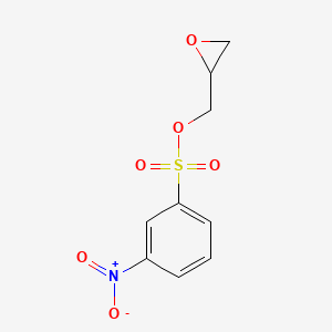 molecular formula C9H9NO6S B2663493 Oxiran-2-ylmethyl 3-nitrobenzenesulfonate CAS No. 115314-14-2; 115314-17-5; 152333-94-3