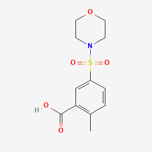 B2663502 2-Methyl-5-(morpholine-4-sulfonyl)-benzoic acid CAS No. 327084-75-3